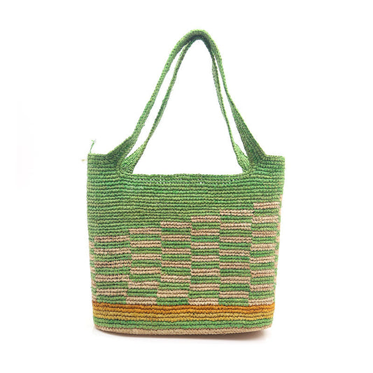5L Open Top Large Capacity Shoulder Bag for Summer Beach & Casual Daily Outfits