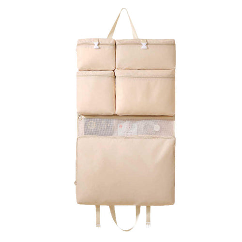 Travel Organizer Bag – Foldable Compartment Storage Bag with Hanging Handle for Business & Casual Trip Outfits