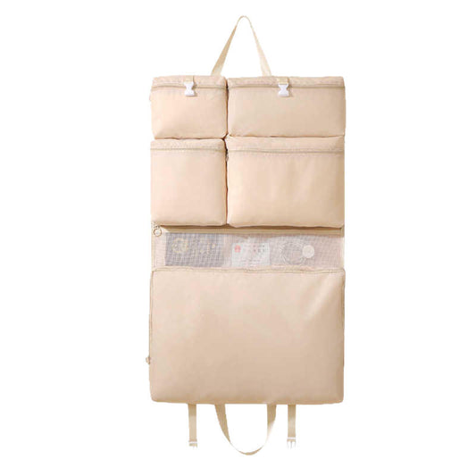 Travel Organizer Bag – Foldable Compartment Storage Bag with Hanging Handle for Business & Casual Trip Outfits